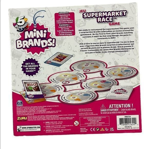 MiniBrands Supermarket Race game - ages 8+.  NWT - Picture 2 of 2